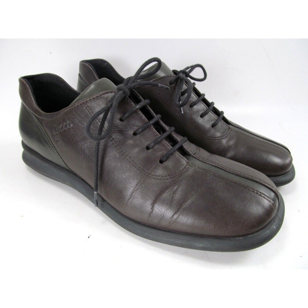 ECCO  Brown Leather Lace Up Casual Oxford Shoes Women's Size US 7-7.5